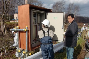 喜茂別町　目名川　マイクロ水力発電5