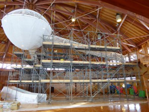 旭川市 カムイの杜公園 わくわくエッグ内雲のネット4